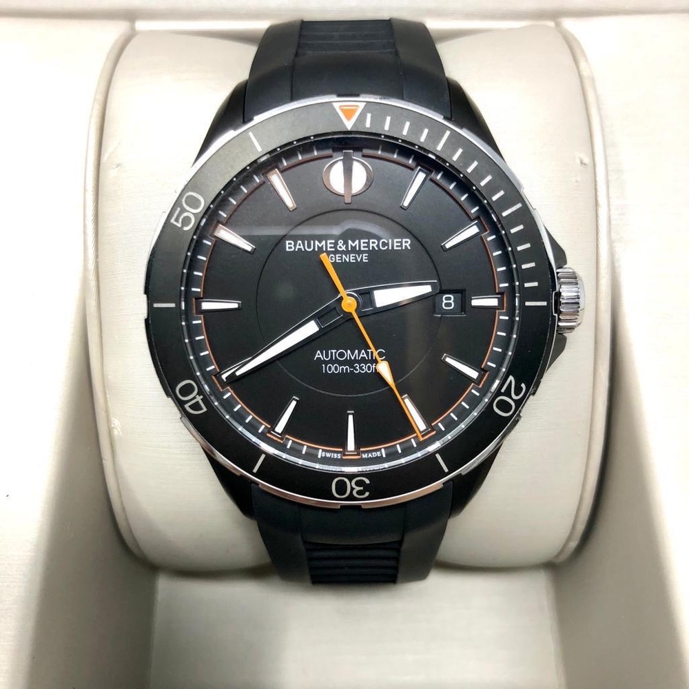 Baume & Mercier Clifton Club Black Automatic 42 mm Men's Watch